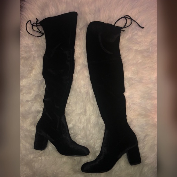 Charles David Shoes - CHARLES BY CHARLES DAVID Black Over the Knee Boots